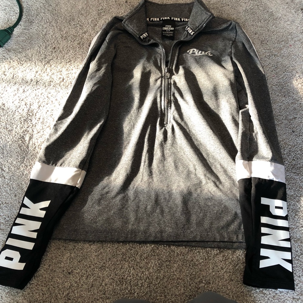 Pink zip up